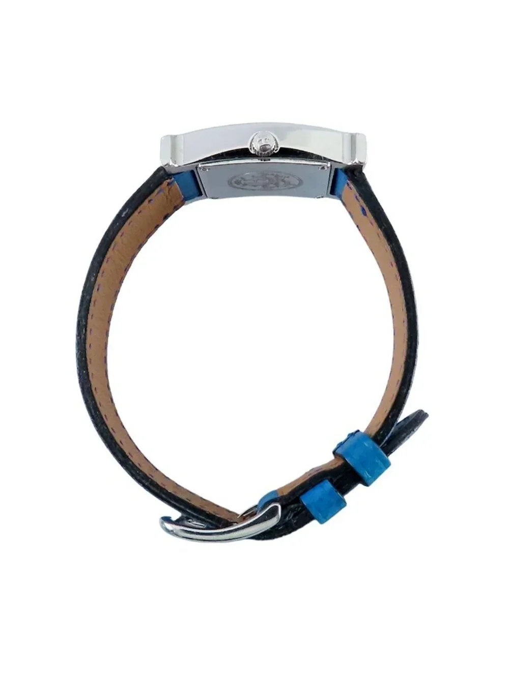 Hermes H Watch Uno Blue SS Courchevel